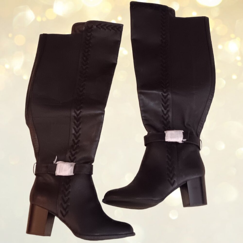 Torrid Over The Knee Black Boots Size 12 NWT~RETAIL~$108.90